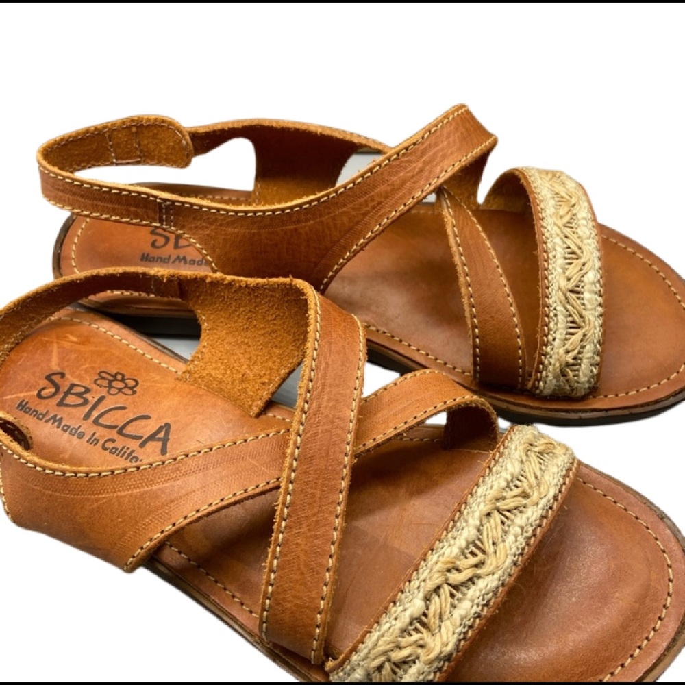 Sbicca sz 6 Auckland leather Sandals